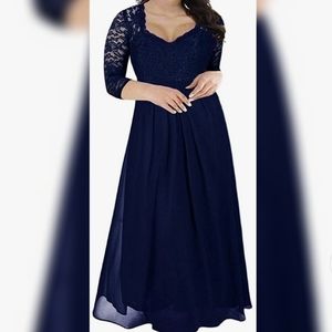 Navy Blue Maxi dress